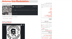 Desktop Screenshot of antennaunorockstation.antville.org