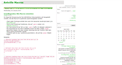 Desktop Screenshot of macros.antville.org