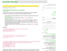 Tablet Screenshot of macros.antville.org