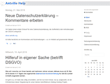 Tablet Screenshot of help.antville.org