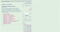 Desktop Screenshot of amywilliams.antville.org