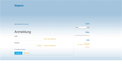 Desktop Screenshot of blogbuch.antville.org